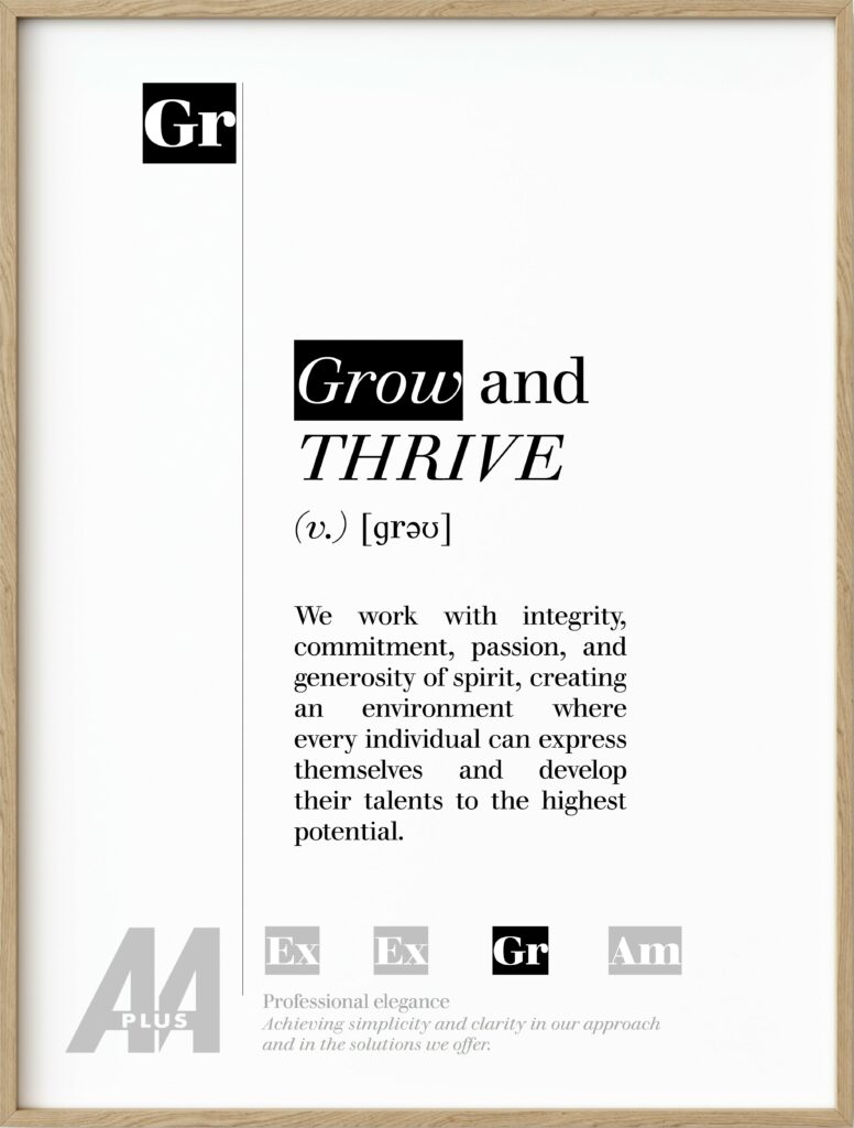 Grow and thrive