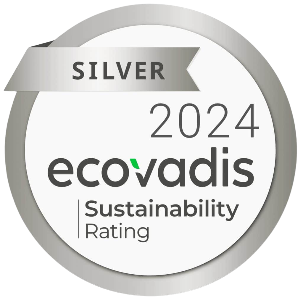 Médaille argent Ecovadis 2024 RSE logo silver medal