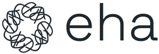 EHA logo with abstract brain icon